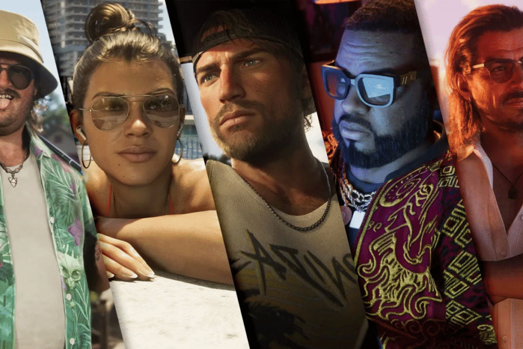 Personagens de GTA 6 - Rockstar Games 2025